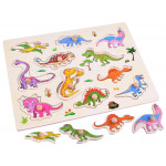 Drevené puzzle – Dinosaury